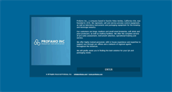 Desktop Screenshot of profamo.com